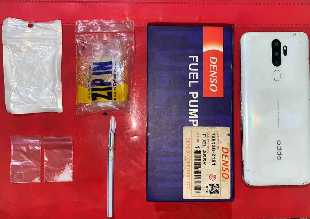 Pengembangan Kasus Narkoba, Residivis MS Dibekuk di Rumahnya di Basirih Selatan