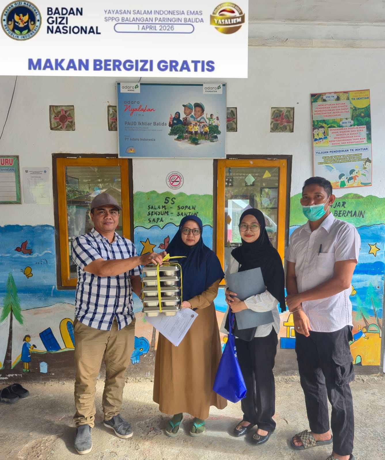 Dapur MBG SPPG Balida Resmi Beroperasi, Layani 1.240 Warga dan Dukung Program Nasional Gizi