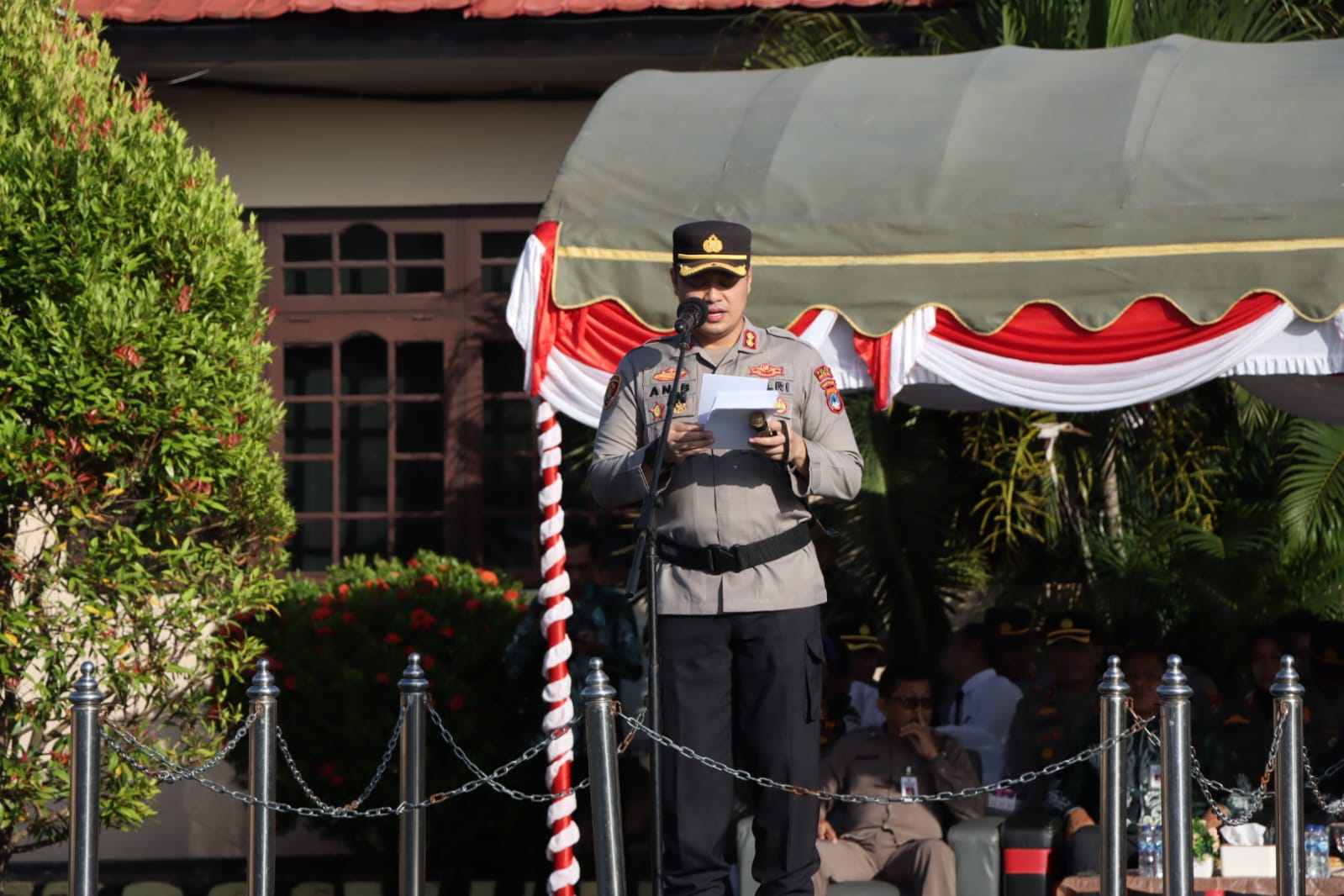 Jelang Pilkades Serentak 2026, Kapolres Batola Pimpin Apel Pergeseran Pasukan dan Tegaskan Netralitas Personel