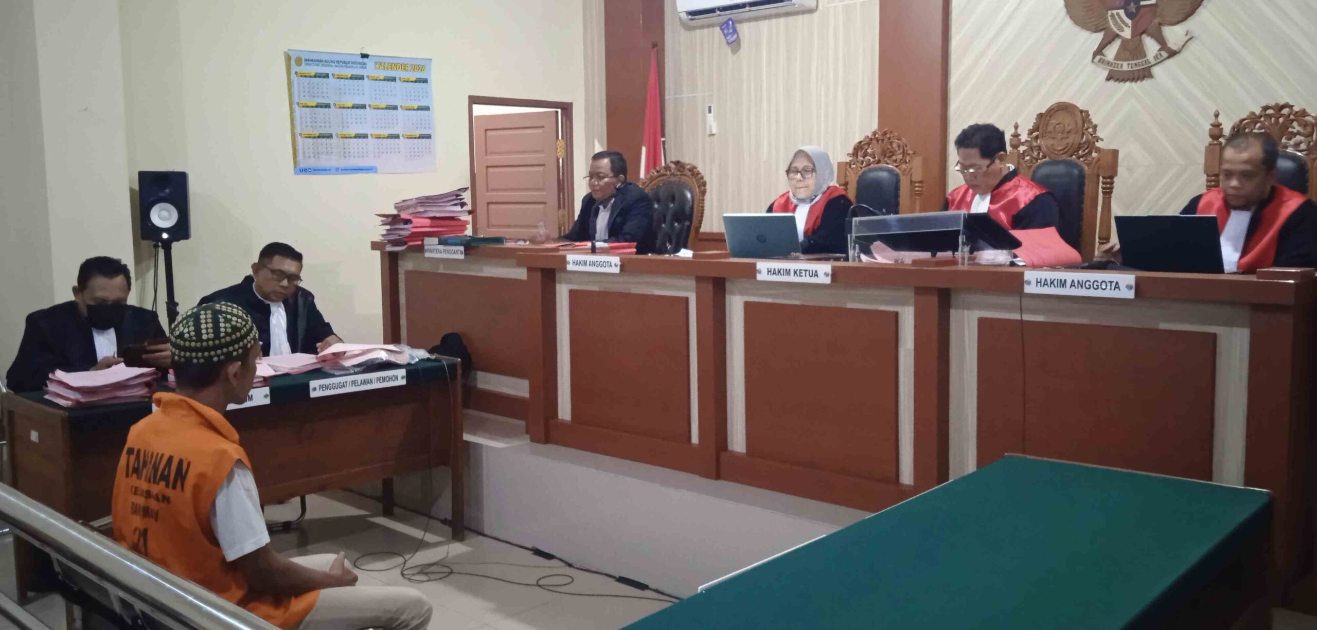 Tusuk Dada Korban hingga Meninggal, Camuh Dituntut 13 Tahun Penjara