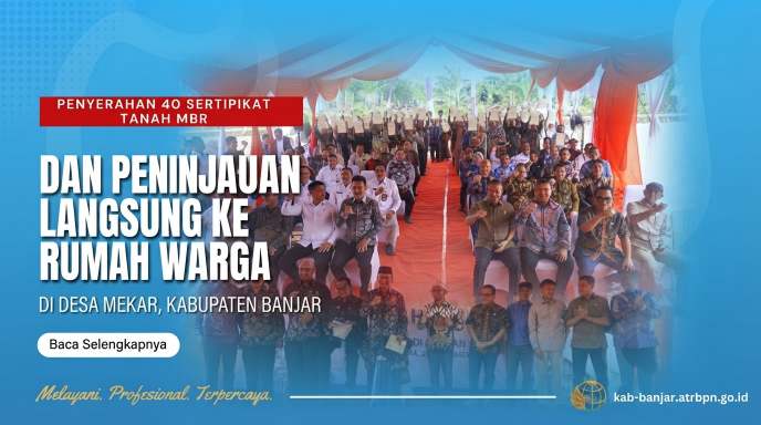Wujud Nyata Kepastian Hukum, Wamen ATR/BPN Bersama Ketua Komisi II DPR RI Serahkan 40 Sertipikat Tanah MBR dan Tinjau Langsung Rumah Warga di Desa Mekar